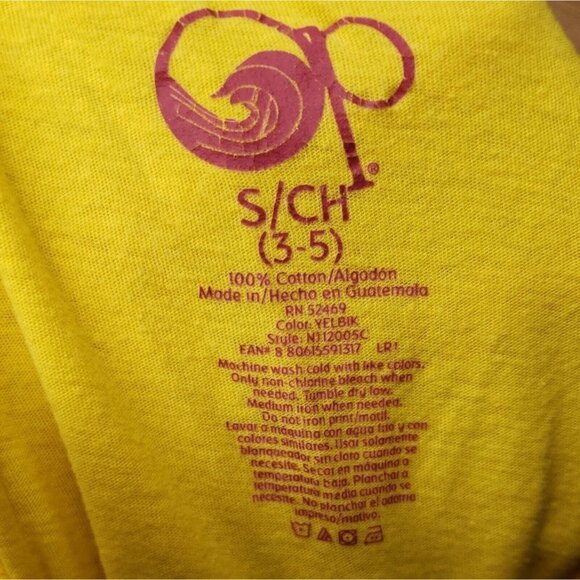 OP Womens Junios Yellow And Pink Tank Top 4-5 - Picture 3 of 3